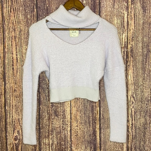JLUXLABEL Sweaters - JLUXLABEL reversible keyhole turtleneck sweater SM